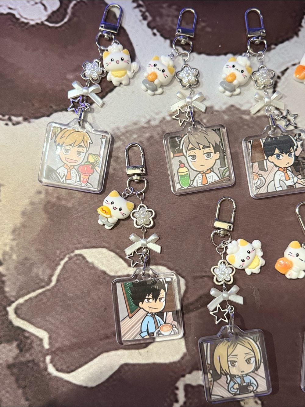 Haikyuu Cat Cafe Series Keychain